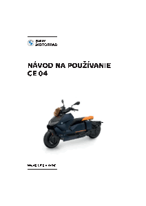 BMW CE 04 - Navod na pouzivanie SK 2024-1